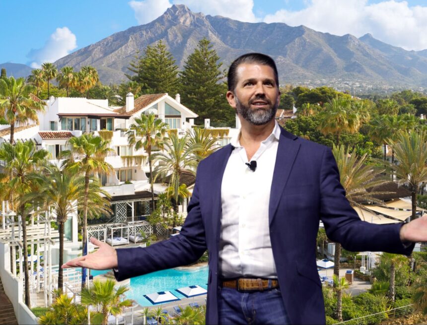 Trump Jr holes up with new squeeze for rainy weekend in Marbella Trump Jr holes up with new squeeze for rainy weekend in Marbella