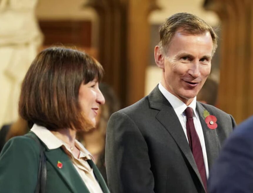 Rachel Reeves admits seeking advice from an absolute Hunt