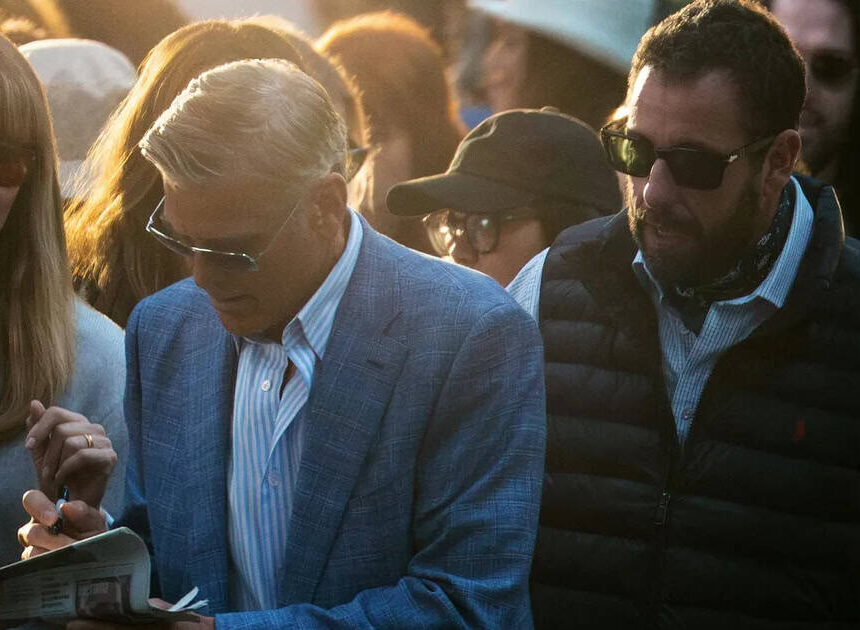 George Clooney, Adam Sandler & Laura Dern Talk Jay Kelly