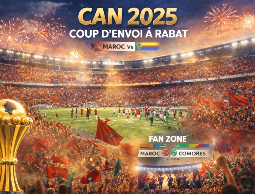 Rabat en fête, Lions en mission : coup d’envoi de la CAN 2025