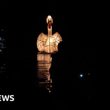 Brecon and Monmouthshire canal lights up to celebrate 225 years