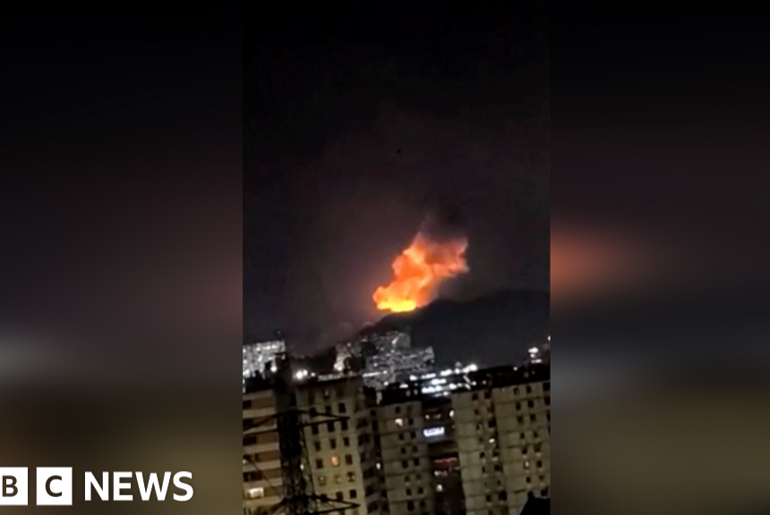 Multiple explosions rock Venezuelan capital Caracas