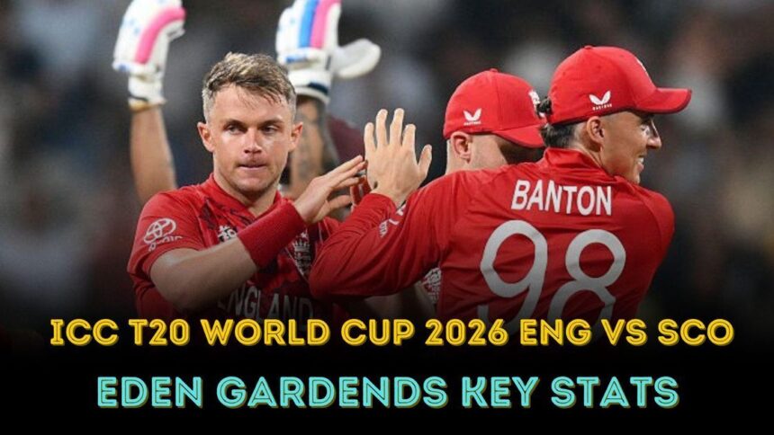 T20 World Cup 2026: ENG vs SCO pitch report and Eden Gardens key stats
