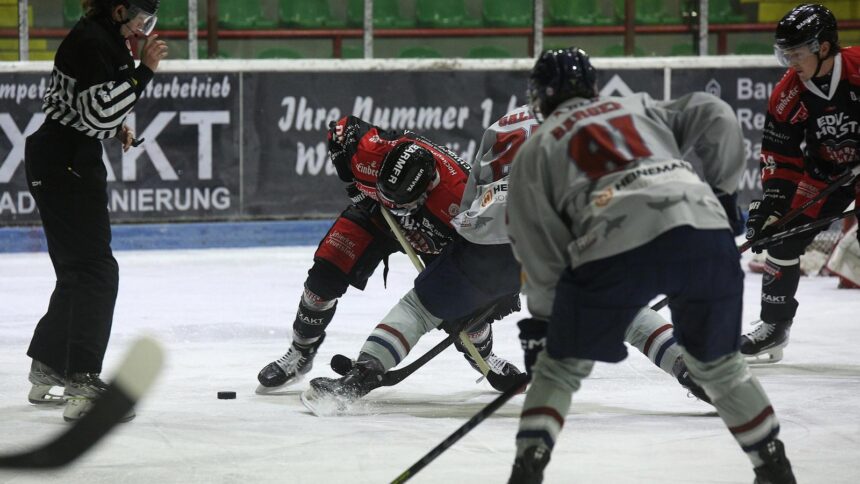 Packendes Eishockeyspiel in Braunlage: Harzer Falken und ECW Sande überzeugen mit Tempo und Einsatz