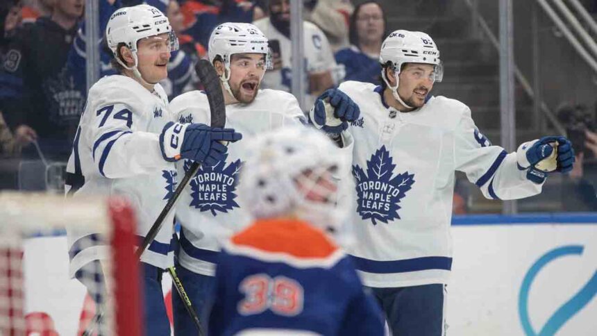 Maccelli scores twice, Maple Leafs dump Edmonton Oilers 5-2