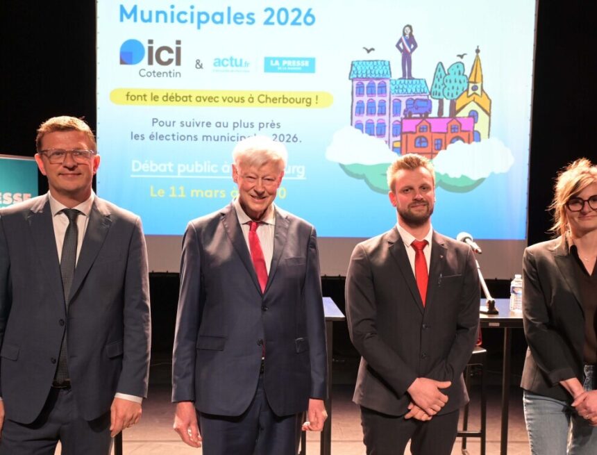 Municipales 2026 : quatre candidats aux positions radicalement différentes pour Cherbourg-en-Cotentin