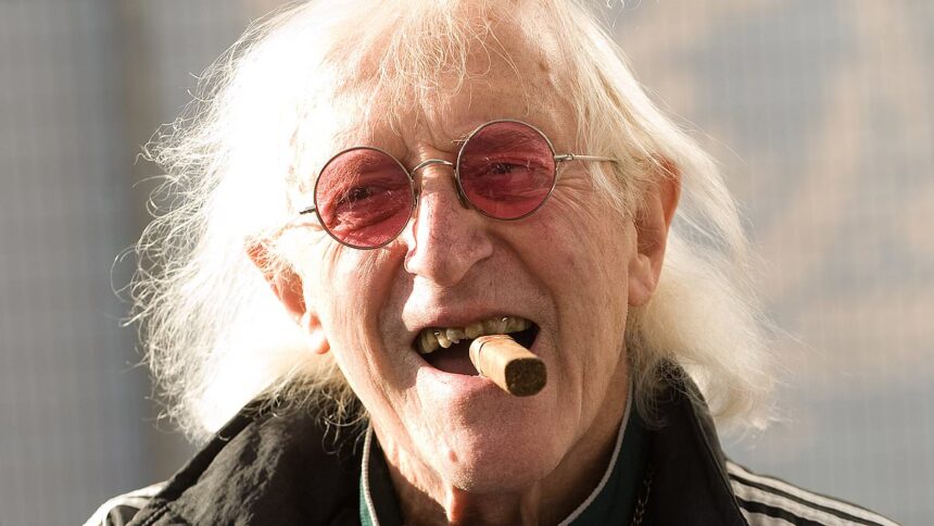 Jimmy Savile appears in Epstein files as woman claims she attended US trade show ‘full of perverted men’ where he provided entertainment