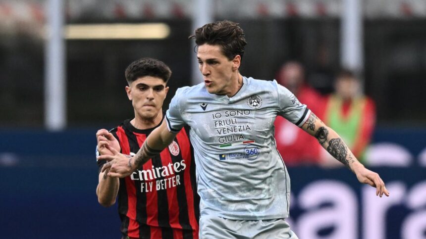 Il Milan non brilla neanche col tridente, 0-2 Udinese al 45′ e potevano essere tre. San Siro fischia