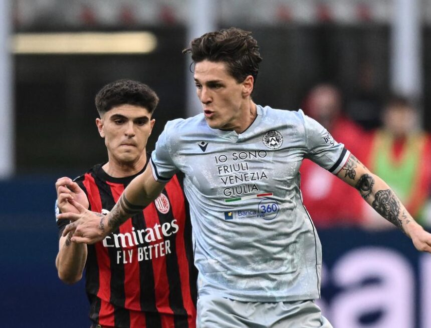 Il Milan non brilla neanche col tridente, 0-2 Udinese al 45′ e potevano essere tre. San Siro fischia