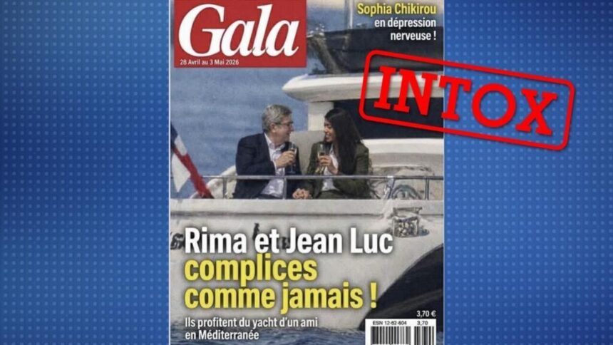 Rima Hassan et Jean-Luc Mélenchon main dans la main sur un yacht ? C’est une fausse couverture