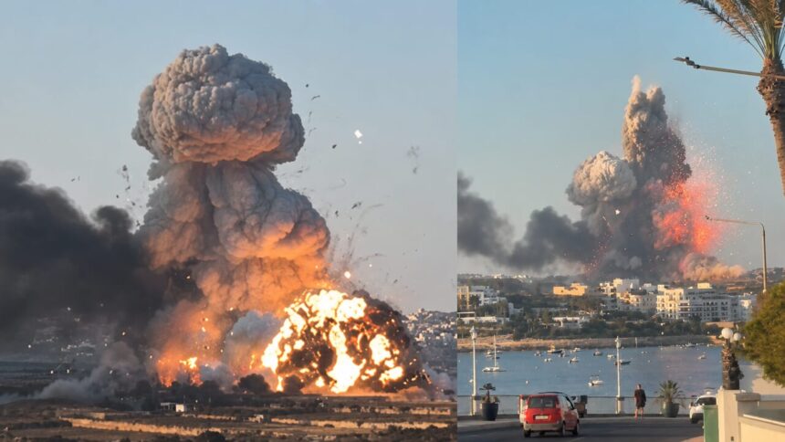 Esplode una fabbrica di fuochi d’artificio a Malta: case danneggiate per chilometri e strage di animali