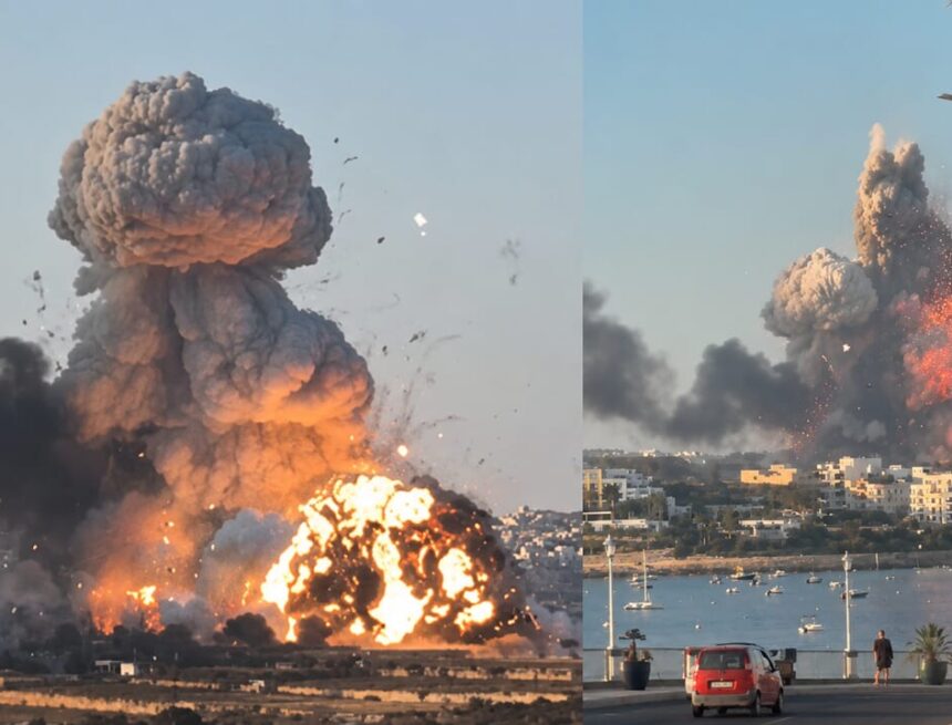 Esplode una fabbrica di fuochi d’artificio a Malta: case danneggiate per chilometri e strage di animali Esplode una fabbrica di fuochi d’artificio a Malta: case danneggiate per chilometri e strage di animali