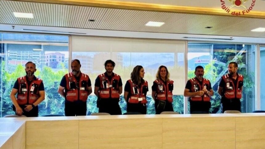 Atterrato a Firenze l’ultimo contingente dei Vigili del Fuoco italiani dal Venezuela, 5 i toscani