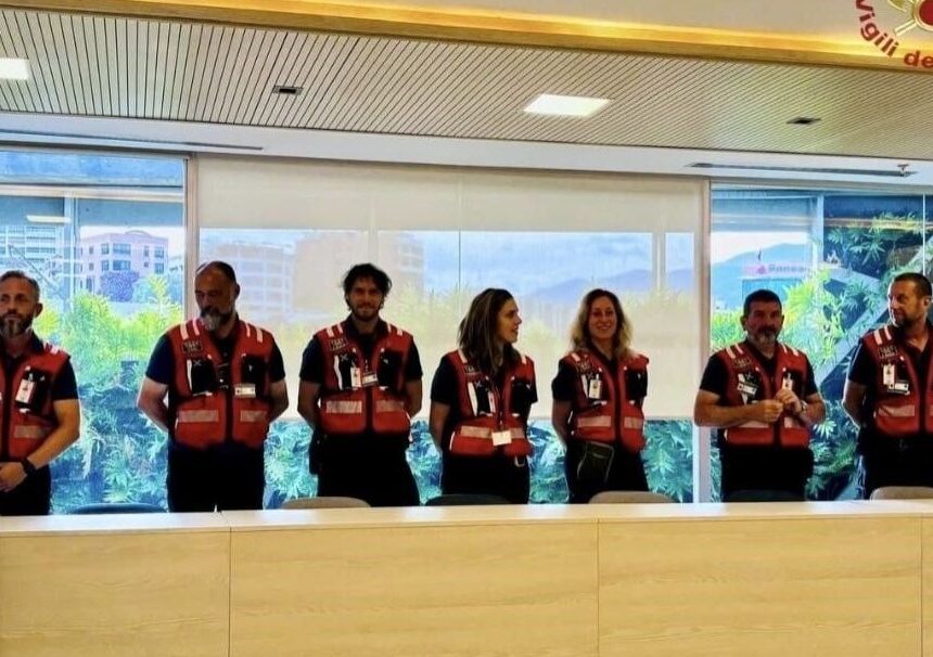 Atterrato a Firenze l’ultimo contingente dei Vigili del Fuoco italiani dal Venezuela, 5 i toscani