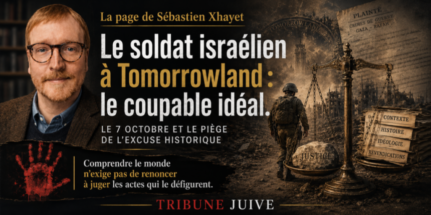 𝗟𝗲 𝘀𝗼𝗹𝗱𝗮𝘁 𝗶𝘀𝗿𝗮𝗲́𝗹𝗶𝗲𝗻 𝗮̀ 𝗧𝗼𝗺𝗼𝗿𝗿𝗼𝘄𝗹𝗮𝗻𝗱 : 𝗹𝗲 𝗰𝗼𝘂𝗽𝗮𝗯𝗹𝗲 𝗶𝗱𝗲́𝗮𝗹. Par Sébastion Xhayet