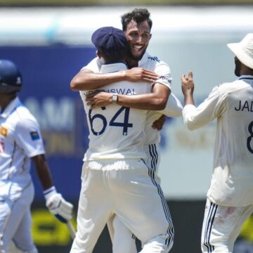 India vs Sri Lanka 1st Test: Jadeja, Prasidh strike to take India close to win on Day 5