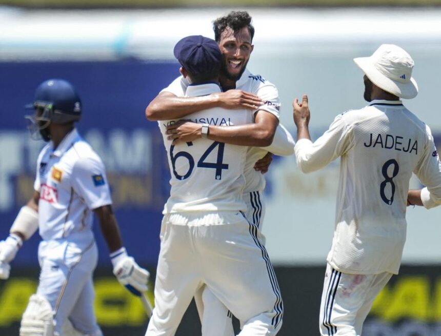 India vs Sri Lanka 1st Test: Jadeja, Prasidh strike to take India close to win on Day 5 India vs Sri Lanka 1st Test: Jadeja, Prasidh strike to take India close to win on Day 5