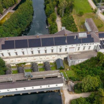Kraftwerk Aufkirchen: Wo aus Wasser Strom wird