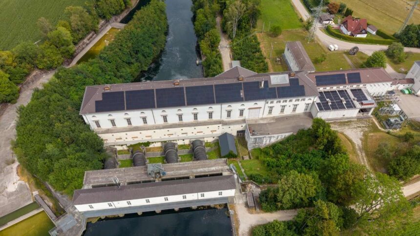 Kraftwerk Aufkirchen: Wo aus Wasser Strom wird