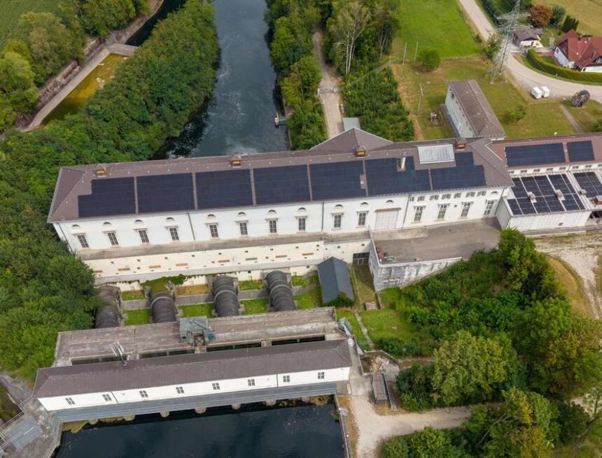 Kraftwerk Aufkirchen: Wo aus Wasser Strom wird
