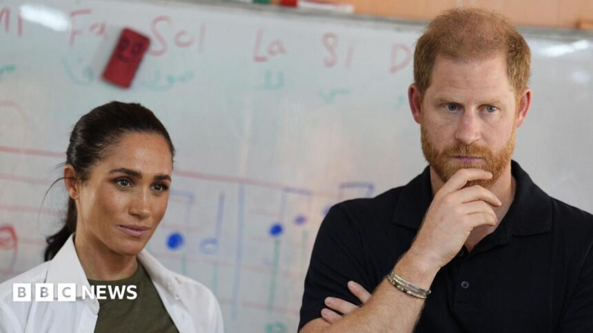 Harry and Meghan: Two men spotted near Archie and Lilibet’s school as Sussexes condemn ‘reckless intrusion’