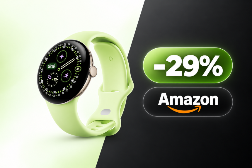 Google Pixel Watch 4 scende a 285€ su Amazon prima del Prime Day